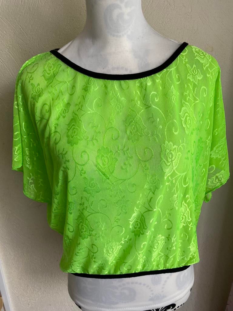Neongroene blouse maat M/L, Kleding | Dames, Blouses en Tunieken, Ophalen of Verzenden