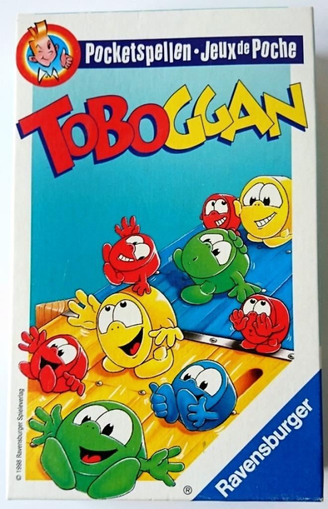 Toboggan : spel van Ravensburger  -  vanaf 5 jr  -  vintage, Ophalen of Verzenden, Bouwen