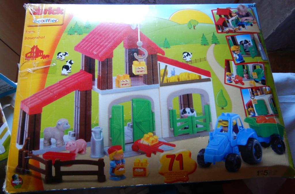2 Boîtes de jeu, La ferme et animaux en bel état., Enlèvement ou Envoi