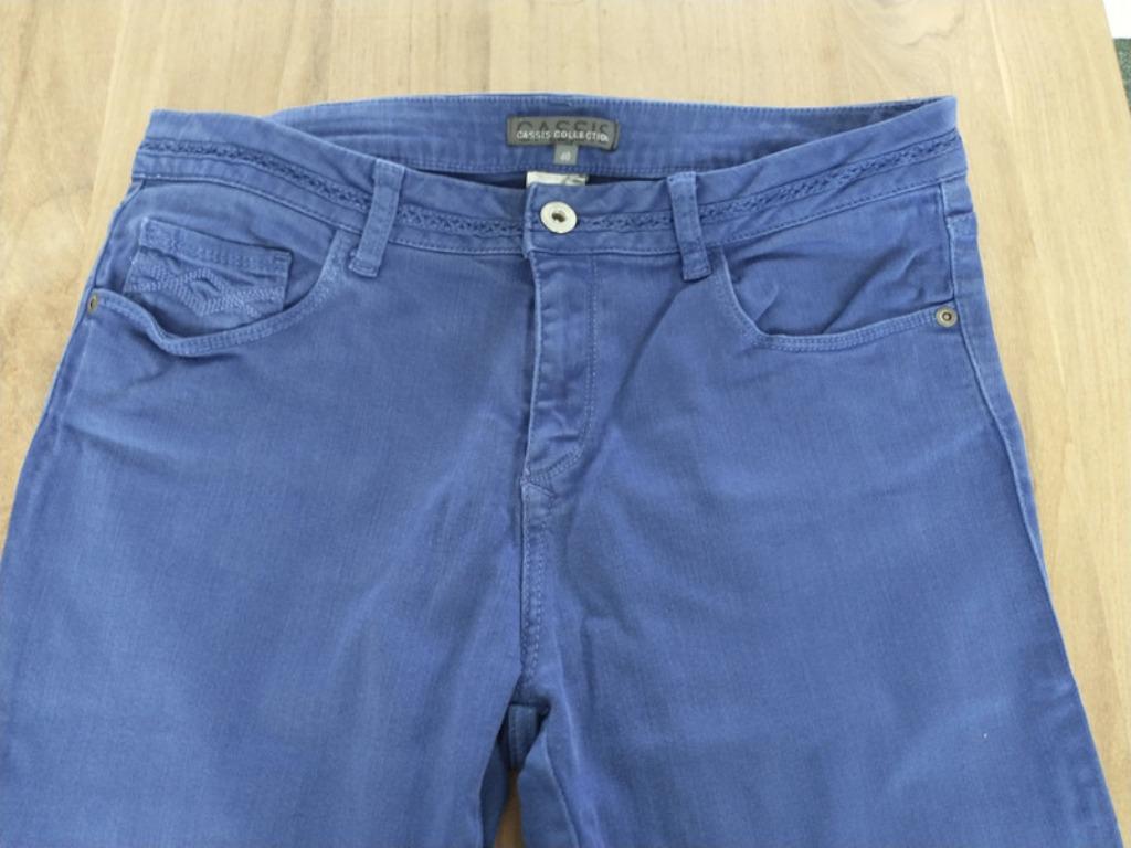 Blauwe broek - Cassis - maat 40, Kleding | Dames, Maat 38/40 (M), Ophalen of Verzenden, Lang, Gedragen