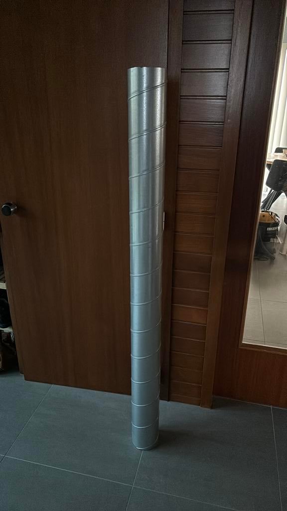 Spiraalkoker / spiraalbuis d125mm 157cm, Ophalen, Zo goed als nieuw