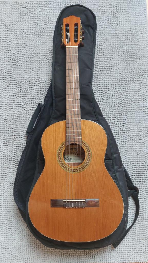 3/4 CORTEZ akoestische gitaar + BOSTON tas, Ophalen, Gebruikt, Klassieke of Spaanse gitaar, Met koffer