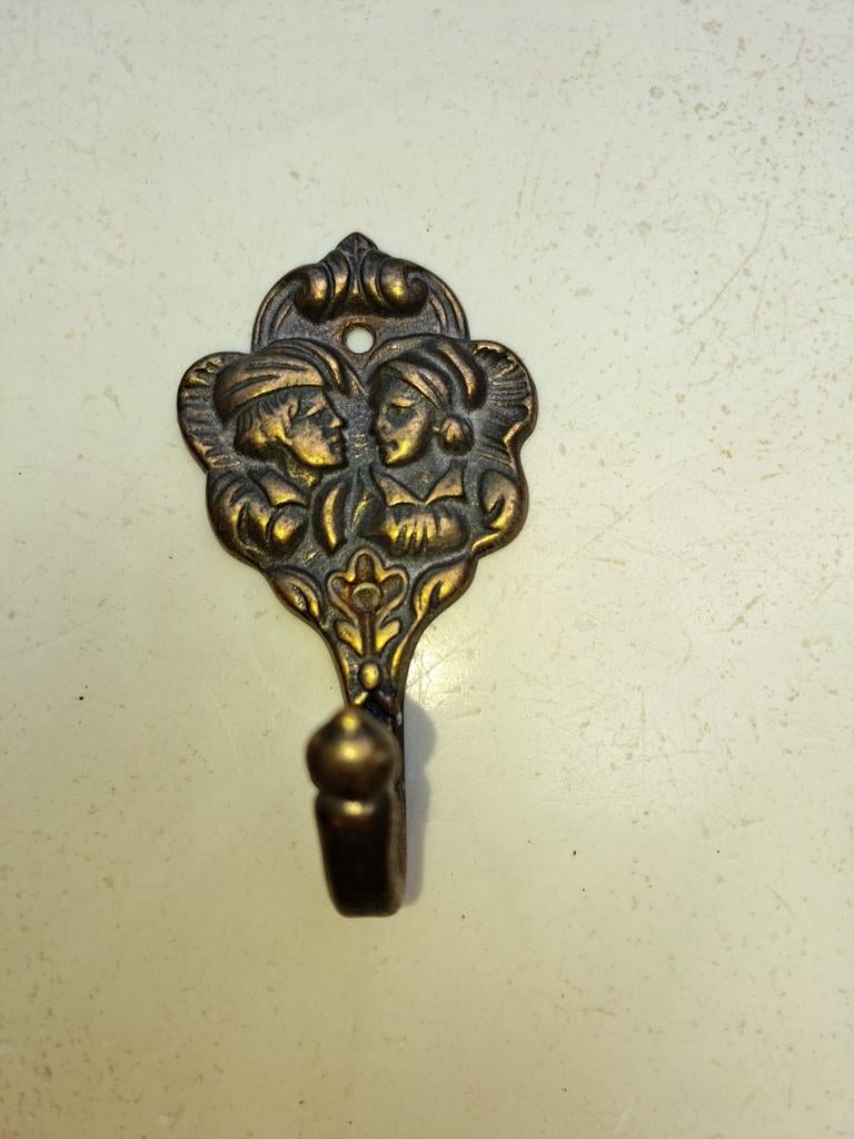 Antiek koperen haakje, Antiek en Kunst, Ophalen of Verzenden, Koper