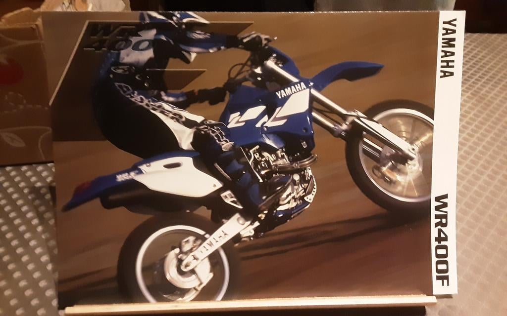 Yamaha wr 400 f brochure, Ophalen of Verzenden, Zo goed als nieuw