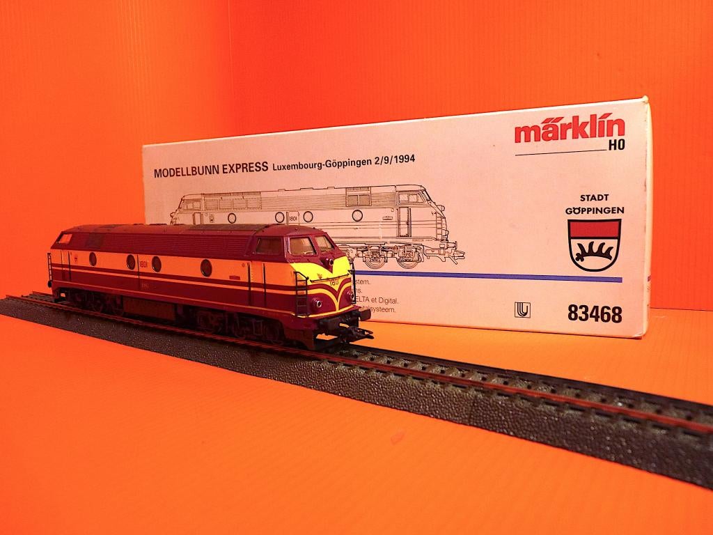 MÄRKLIN 83468, Loco Diesel 1801 CFL, Model Special Goppingen, Enlèvement ou Envoi, Courant alternatif, NS, Utilisé