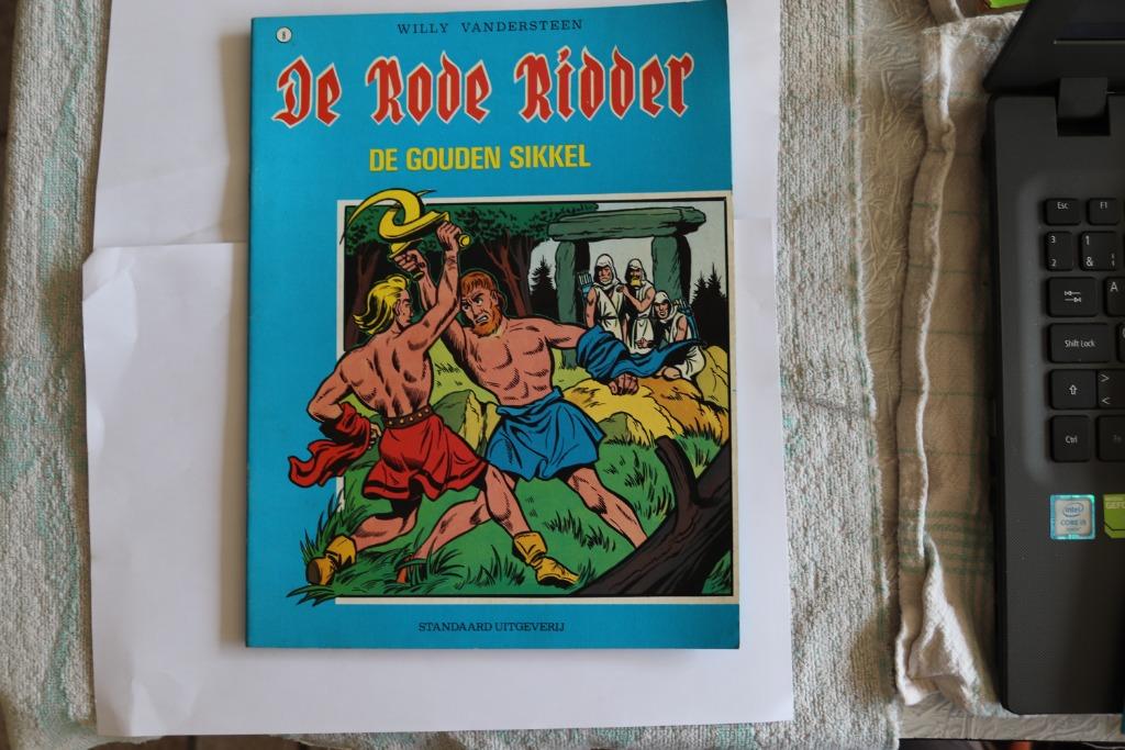 (S26) De Rode Ridder - De Gouden Sikkel, Boeken, Stripverhalen, Gelezen, Willy Vandersteen, Eén stripboek, Ophalen of Verzenden