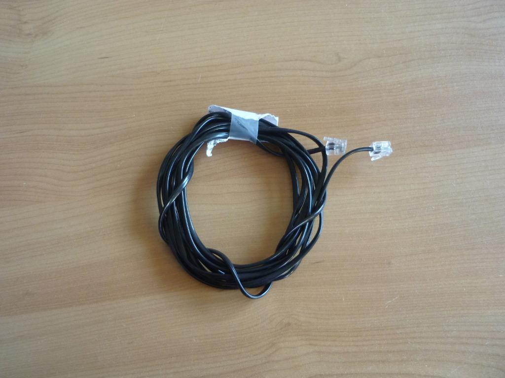 Platte RJ11 6P2C internet ADSL kabel modem telefoonkabel 3 m, Computers en Software, Pc- en Netwerkkabels, Ophalen of Verzenden