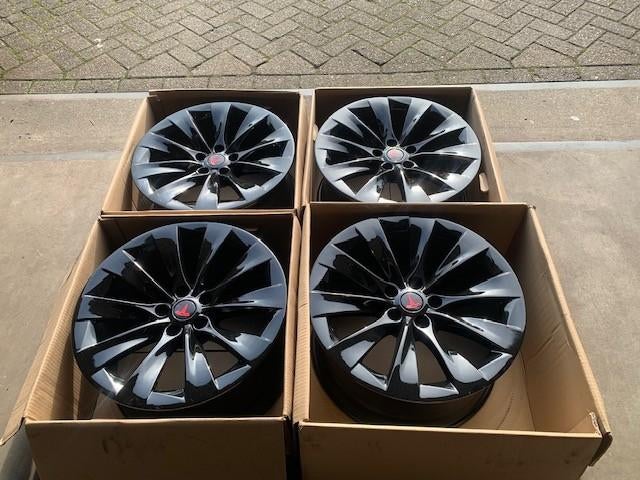 ZGAN TESLA MODEL X S 20 INCH SLIPSTREAM VELGEN BREEDSET TPMS, Télécoms, Chargeurs de voiture, Comme neuf, Enlèvement ou Envoi