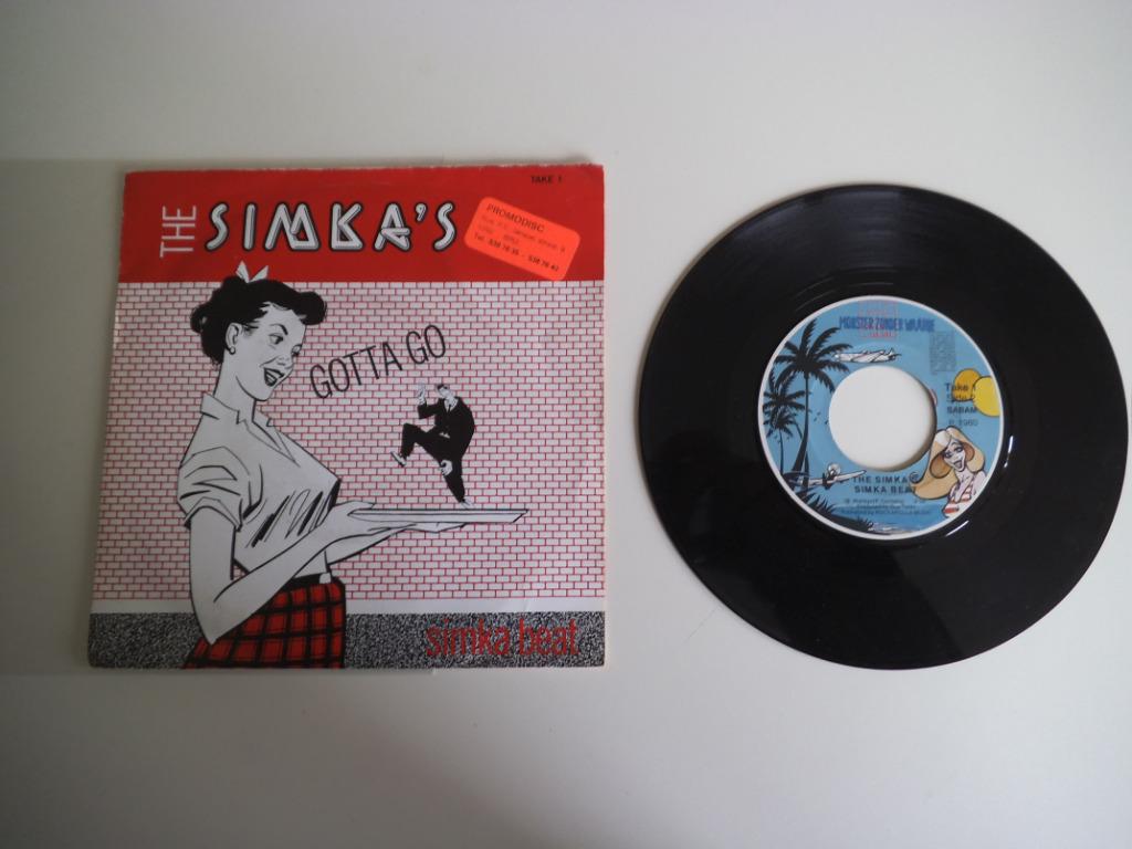 7" The Simka's Gotta go   Promo, CD & DVD, Vinyles Singles, Utilisé, Single, 7 pouces, Enlèvement ou Envoi