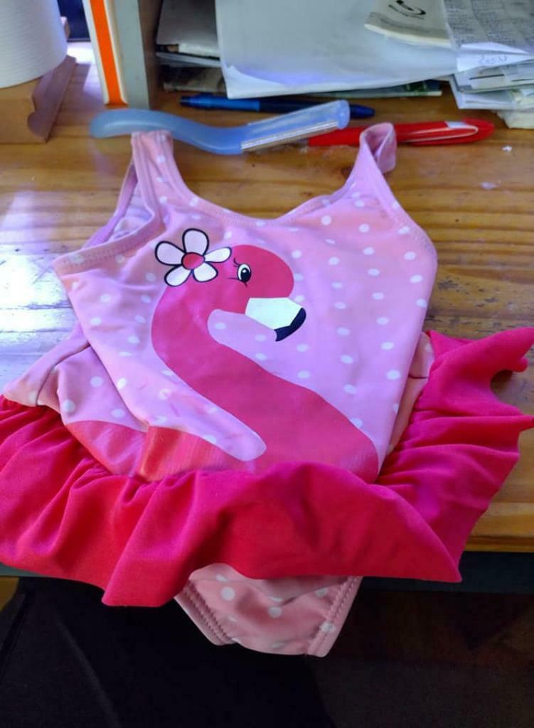 Maillot de bain pélican rose fille 24m, Enfants & Bébés, Enlèvement ou Envoi, Maillot de bain, Comme neuf, Taille 92
