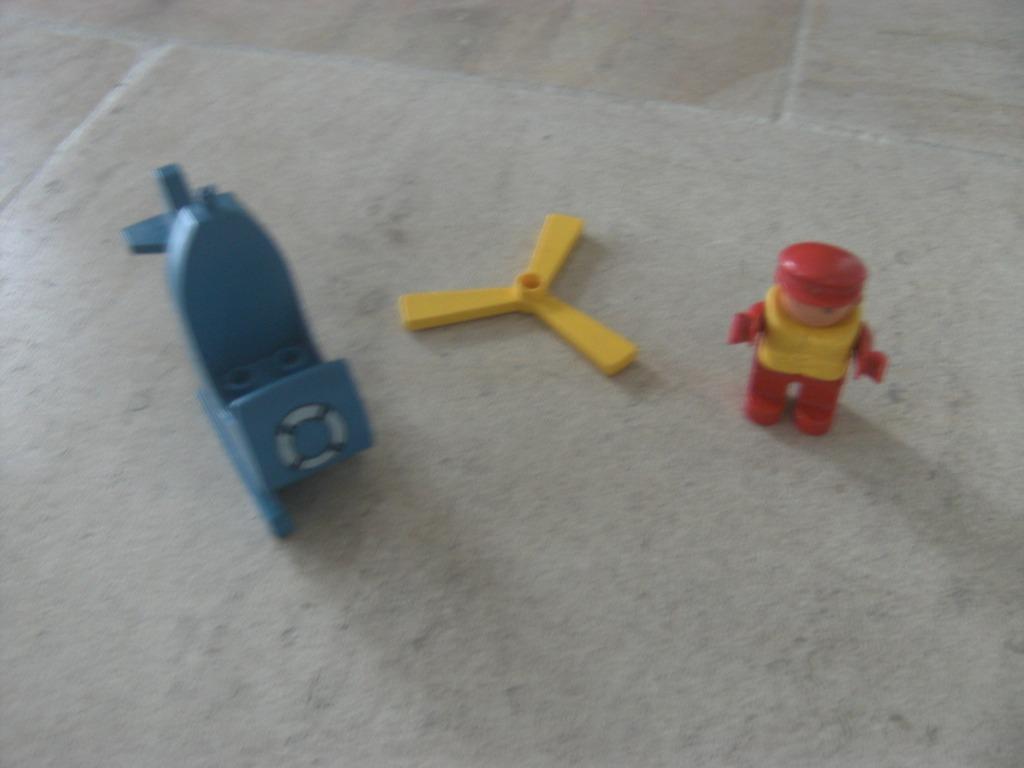 Lego Duplo Sea Rescue Helicopter, Enlèvement, Utilisé, Ensemble complet, Duplo
