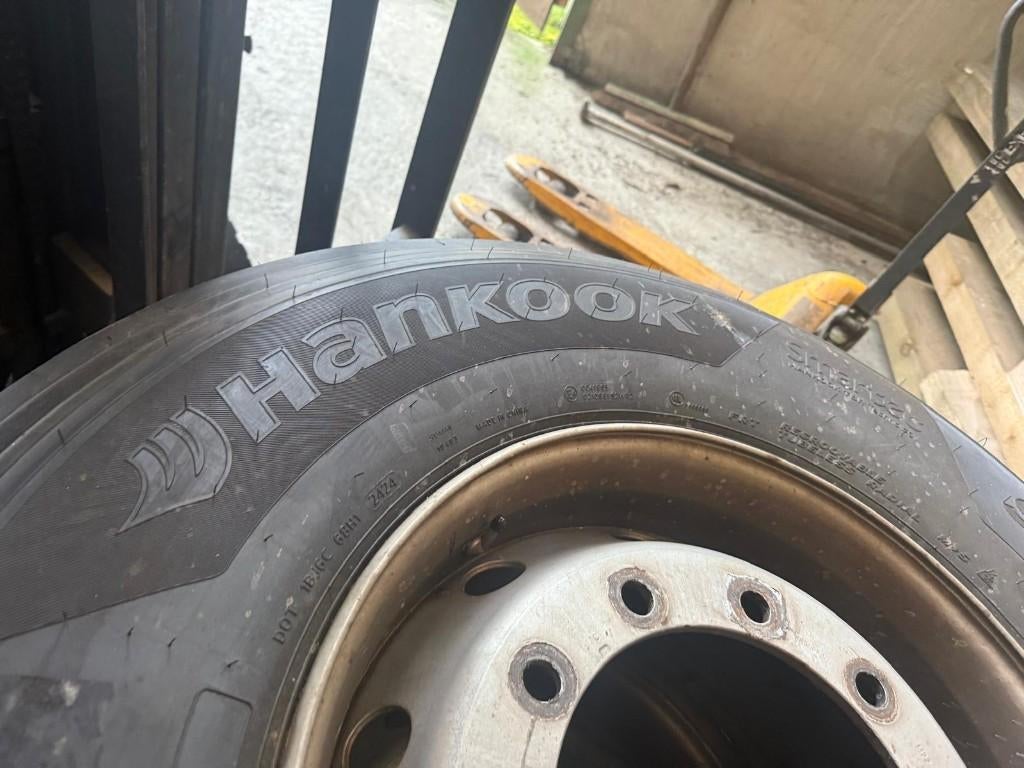 Vrachtwagenband + velg 425/65  R22.5, Enlèvement, Utilisé, Autres marques, Autres pièces automobiles