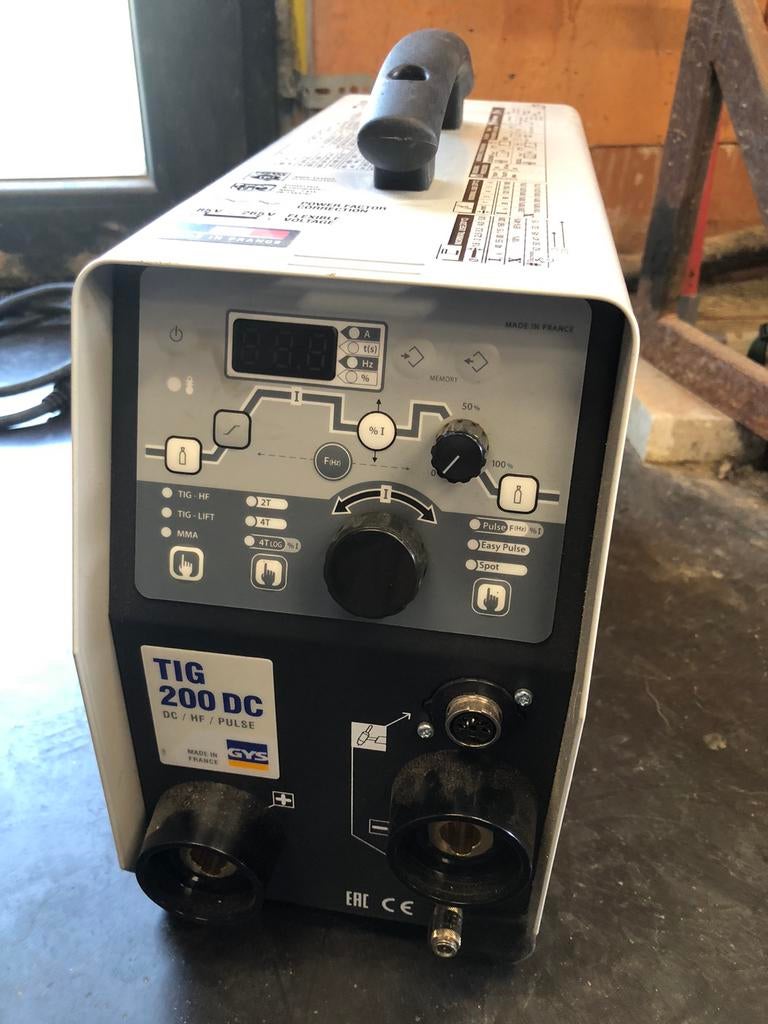 Gys tig 200 dc hf laspost, Enlèvement, Comme neuf, 150 à 250 ampères, Tig