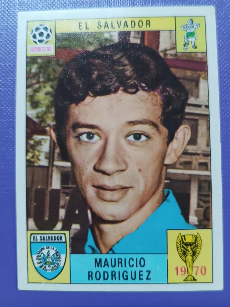 Carte Panini Coupe du monde foot 1970  Mexique 70 RODRIGUEZ, Envoi, Image
