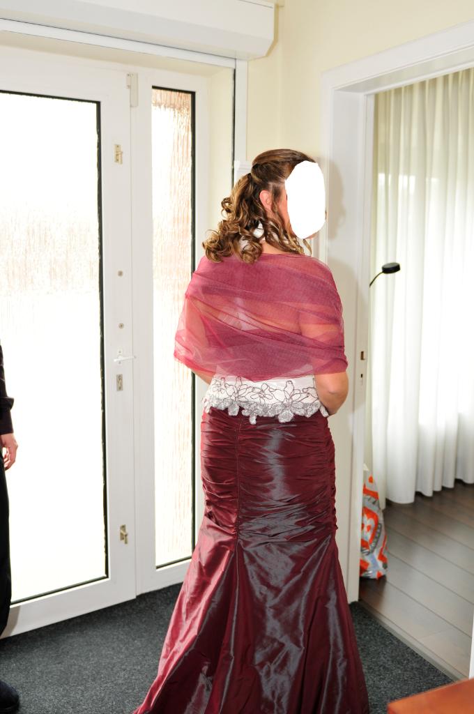 Robe de mariée de créateur italien — Linea Raffaelli - Taill, Linea raffaelli, Enlèvement ou Envoi, Comme neuf, Robe de mariée