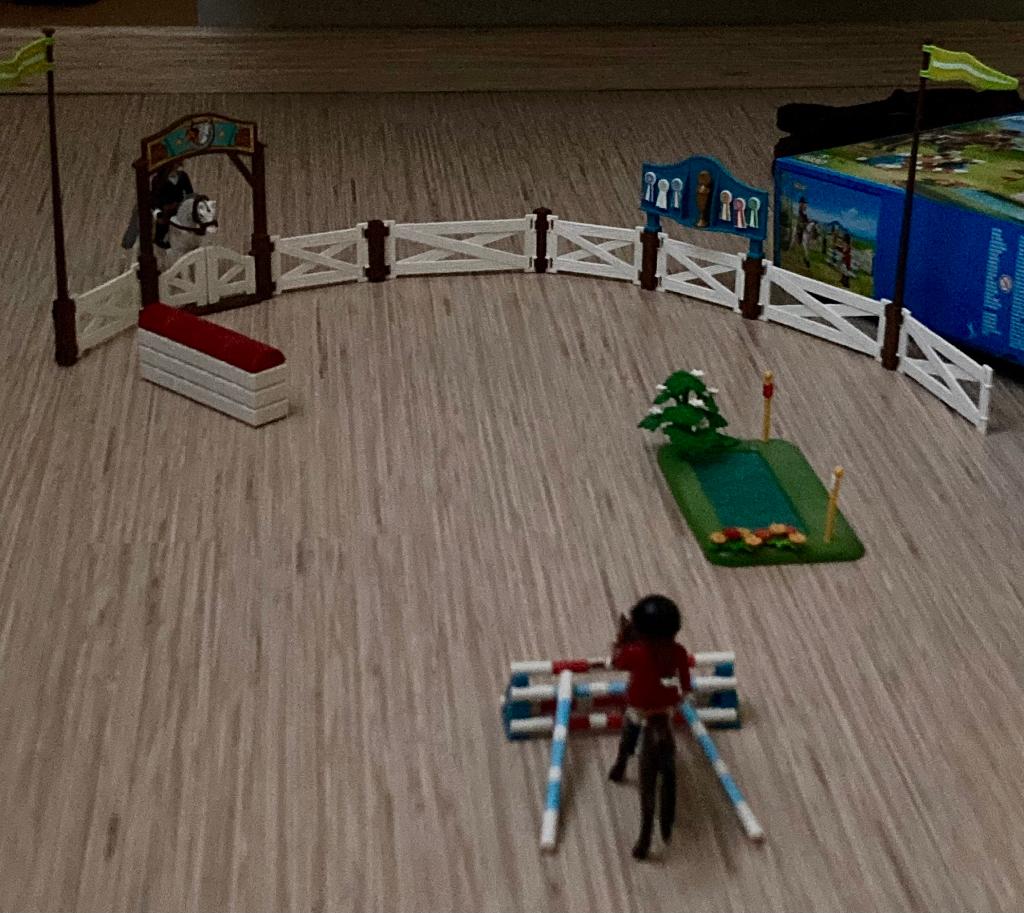 PLAYMOBIL wedstrijd arena, Kinderen en Baby's, Speelgoed | Playmobil, Ophalen of Verzenden, Zo goed als nieuw, Complete set