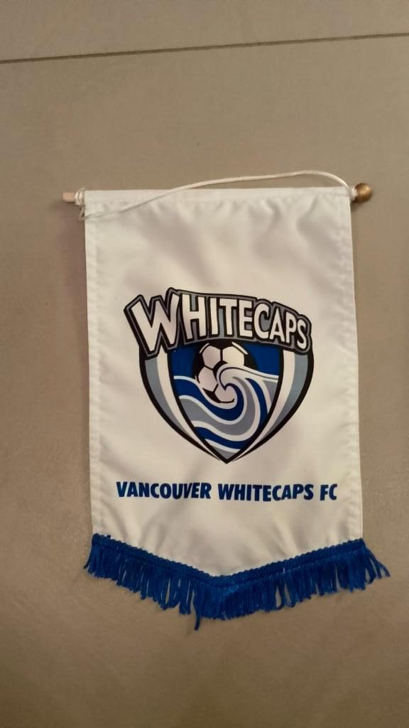 vaandel FC Vancoucer Whitecaps, Ophalen of Verzenden, Gebruikt