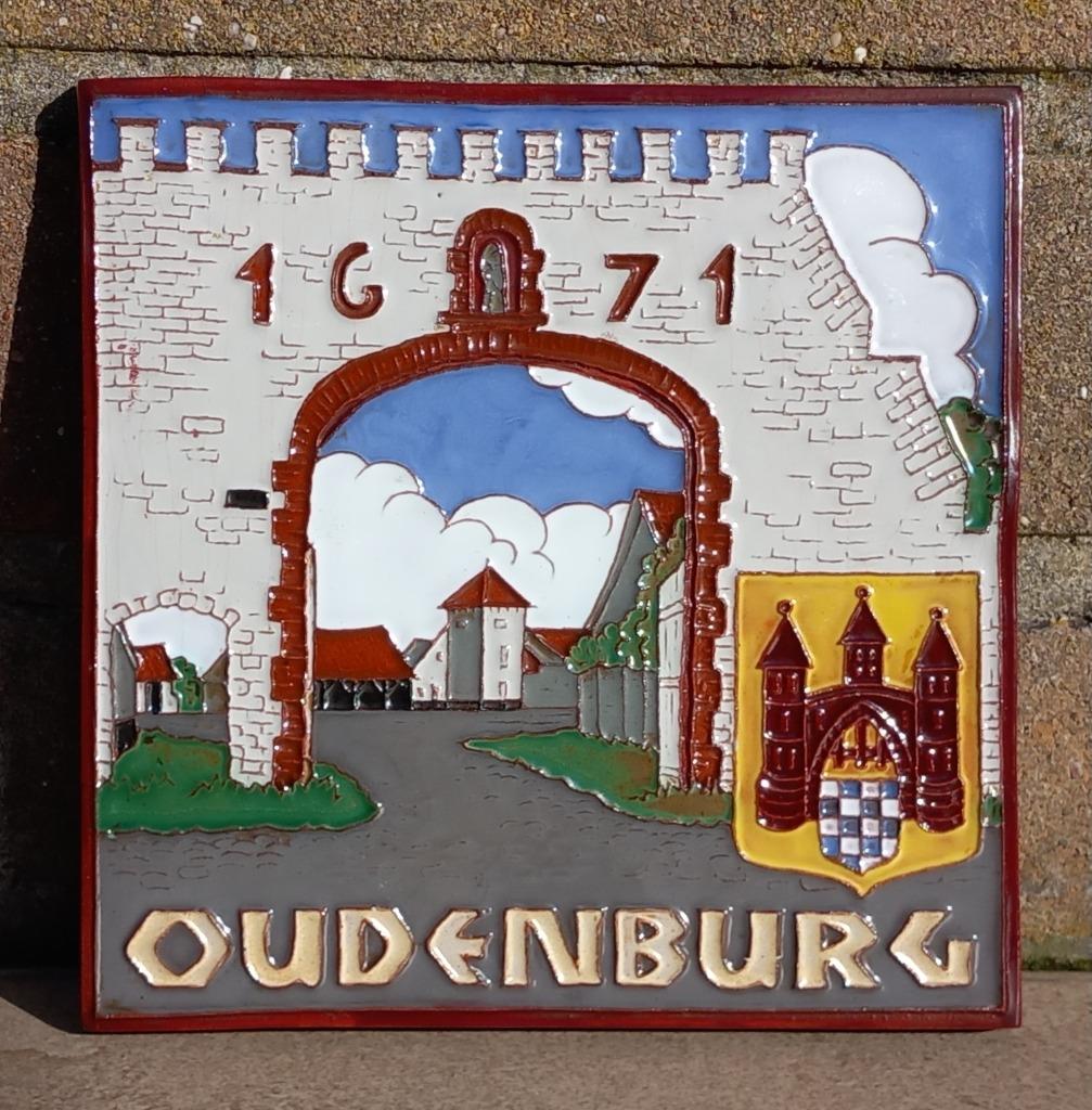 Keramiek Jan Kellner Oudenburg Abdijhoeve Wandkeramiek, Antiek en Kunst, Ophalen
