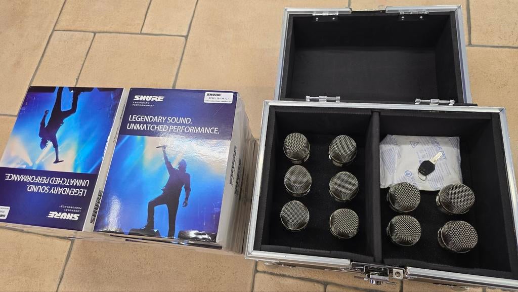 ENSEMBLE DE 10 KSM 8M DANS UN FLIGHT-CASE, Enlèvement, Neuf, Micro chant