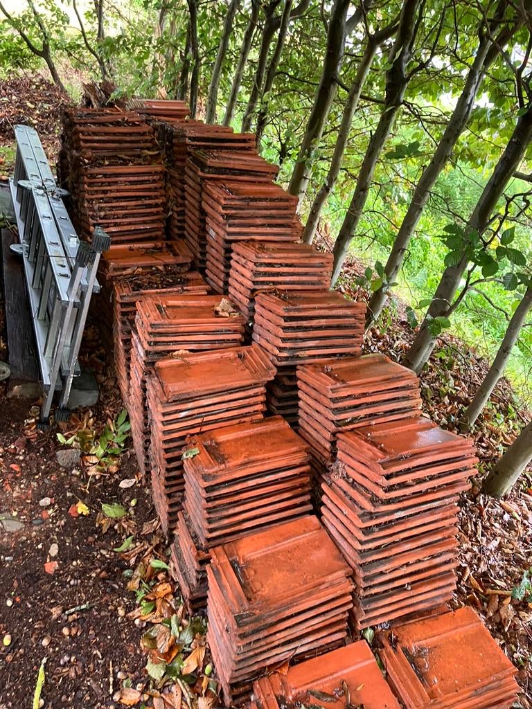 Dakpannen/kinderkopkasseien, Doe-het-zelf en Bouw, Dakpannen en Dakbedekking, Ophalen, Dakpannen