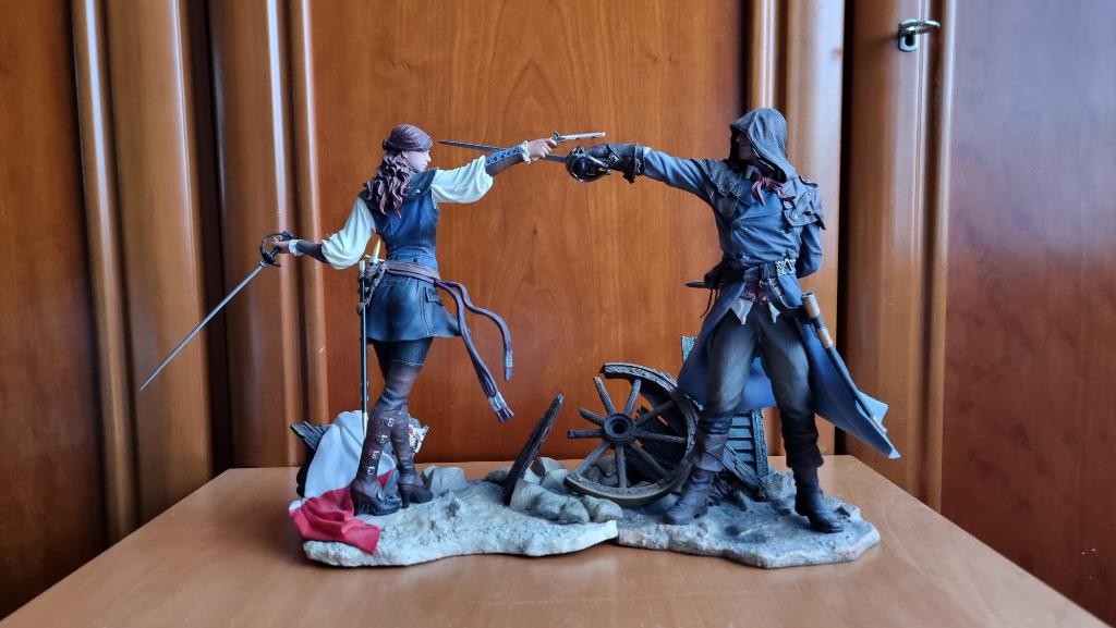Figurine Assassin’s Creed Unity – Arno & Elise, Collections, Enlèvement, Comme neuf, Humain