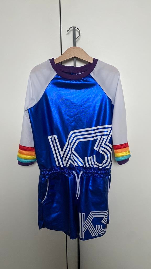 K3 rollerdisco verkleedpak 6 - 8 jaar, Kinderen en Baby's, Carnavalskleding en Verkleedspullen, Ophalen, Zo goed als nieuw