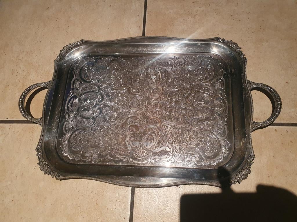 Plat métal argenté, Enlèvement, Argent