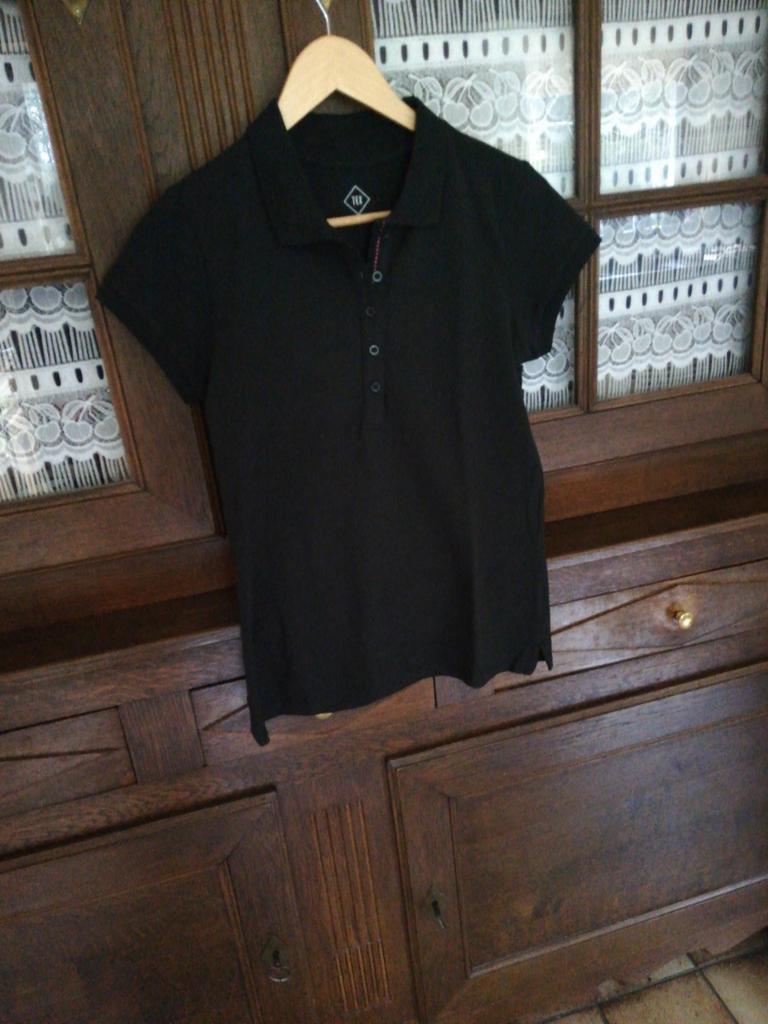 Polo dame TeX. Noir. Taille S. Neuf., Enlèvement ou Envoi, Comme neuf, Noir