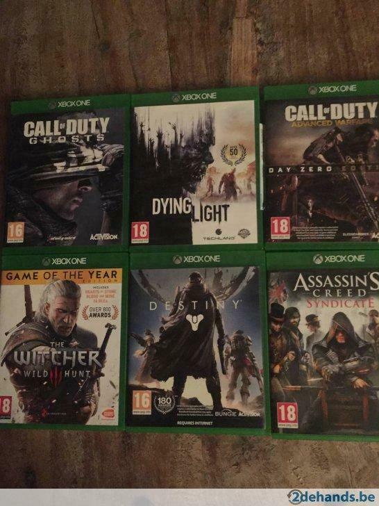 Xbox one games: Destiny + Call of Duty zero advanced warfare, Enlèvement ou Envoi, Utilisé