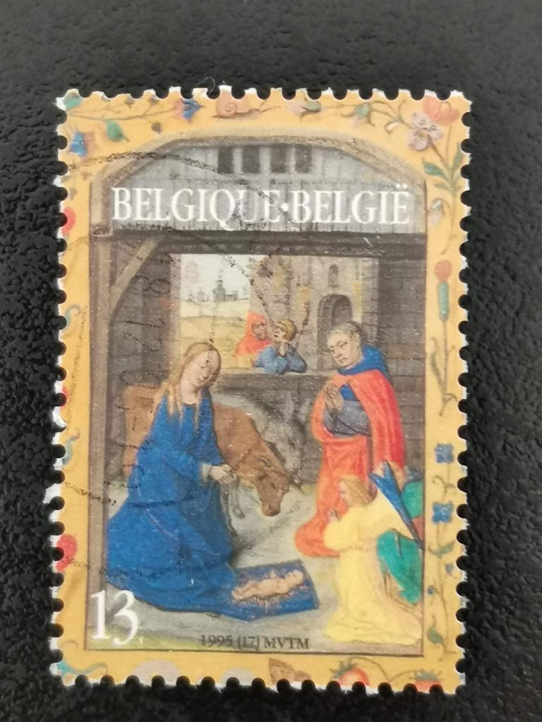 Belgie 1995 - Kerstmis, Ophalen of Verzenden, Gestempeld, Kerst
