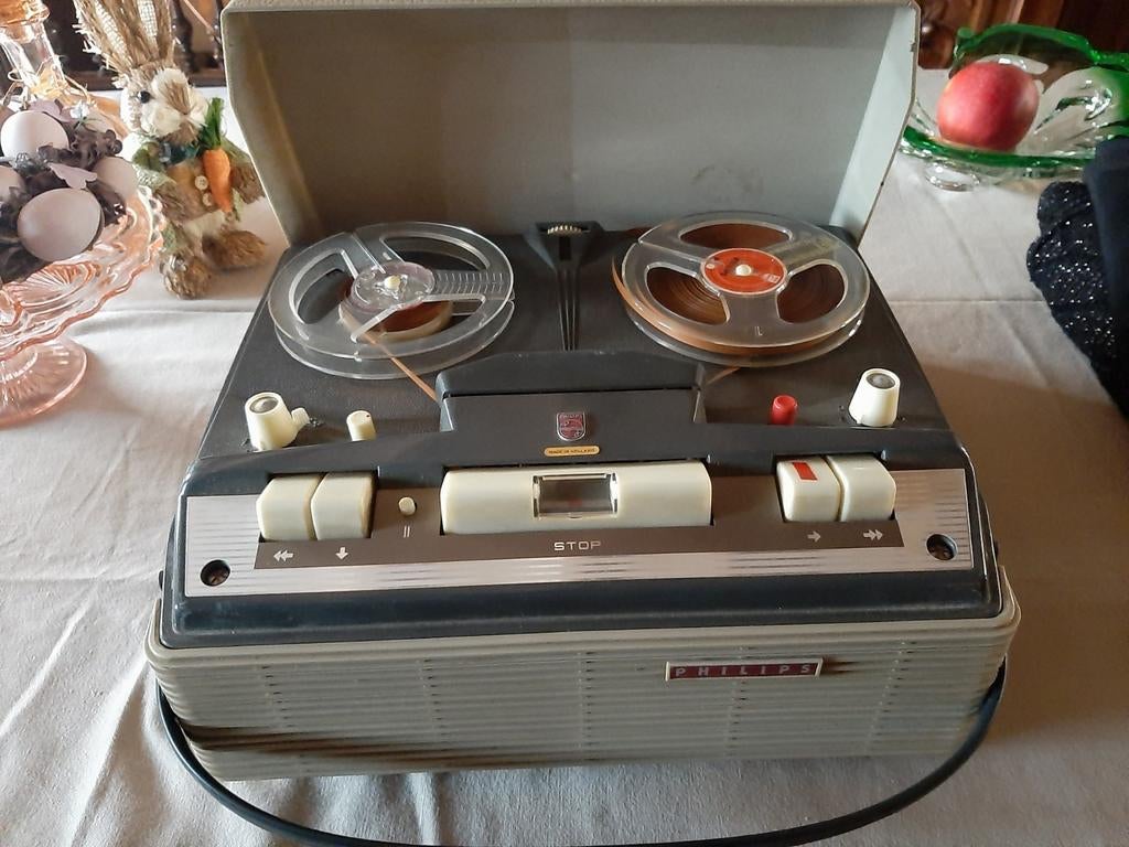 Vintage Philips bandrecorder, Enlèvement ou Envoi, Magnétophone