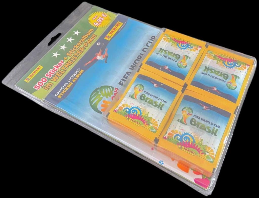 Panini WK 2014 Brazilië Leeg Album + 100 Zakjes 500 Stickers, Verzamelen, Verzenden, Nieuw