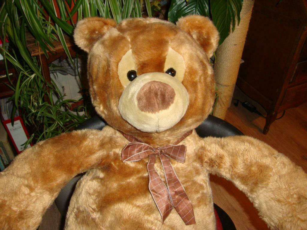 Teddy - Knuffelbeer  van 90 cm - Teddy-Ours en peluche  90cm, Enlèvement ou Envoi, Comme neuf, Ours