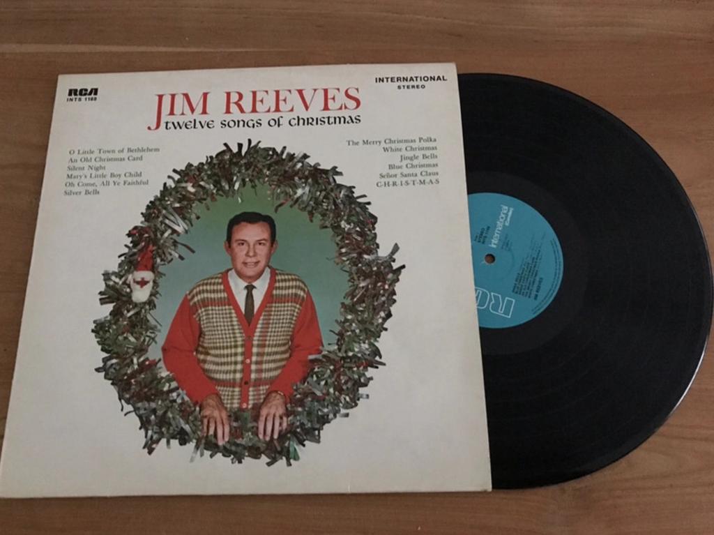 Lp Jim Reeves Twelve songs of Christmas, Cd's en Dvd's, Ophalen of Verzenden, Zo goed als nieuw