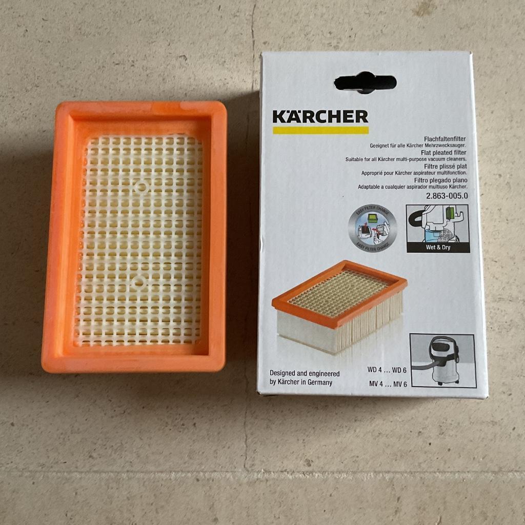 vlakfilter KÄRCHER stofzuiger, Ophalen, Nieuw