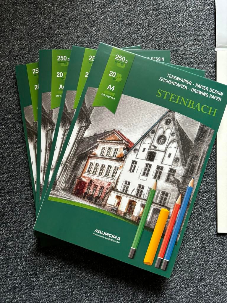 Steinbach A4 tekenpapier (5 stuks), Antiek en Kunst, Ophalen