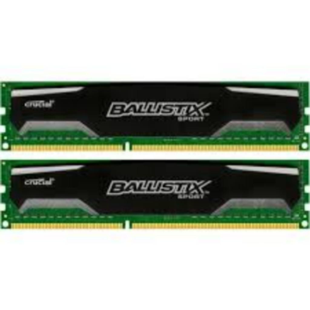 Crucial Ballistix Sport 8GB (2X4GB) BLS2CP4G3D1609DS1S00CEU, Computers en Software, RAM geheugen, 8 GB, Nieuw, DDR3, Ophalen of Verzenden