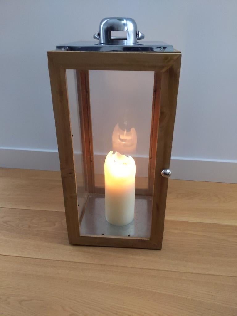 Lanterne/lampe à vent de 50 cm de haut, Enlèvement