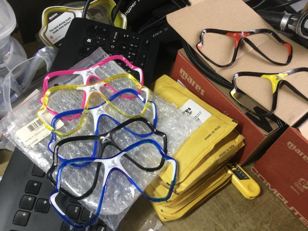 Mares X-Vision Lens Rim 41200448 nieuw aan 5€/stuk, Watersport en Boten, Duiken, Nieuw, Duikbril of Snorkel, Ophalen of Verzenden