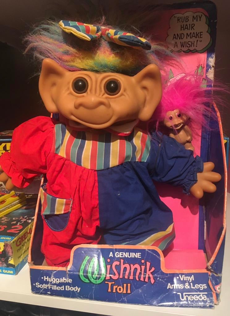 Troll Wishnik vintage en boîte, Collections, Enlèvement ou Envoi, Comme neuf