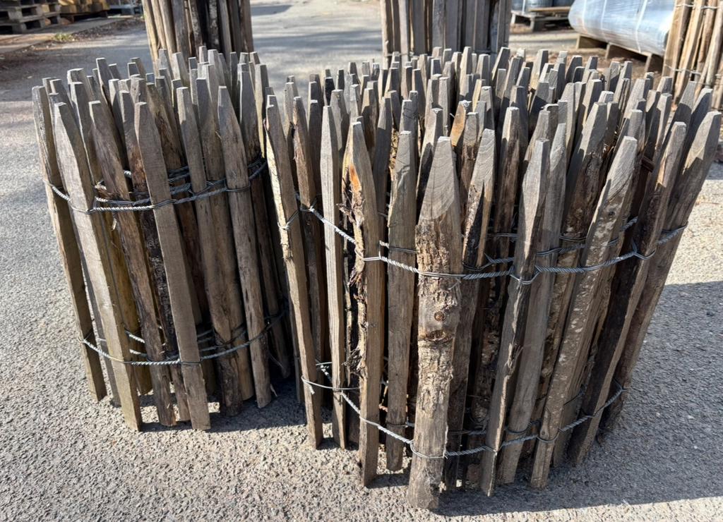 Kastanje hekwerk 50 en 80 cm - UITVERKOOP, Tuin en Terras, Tuinhekken en Hekwerk, Zo goed als nieuw, Ophalen