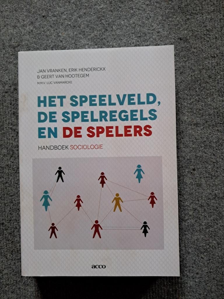 Boek het speelveld, de spelregels en de spelers, Boeken, Ophalen of Verzenden