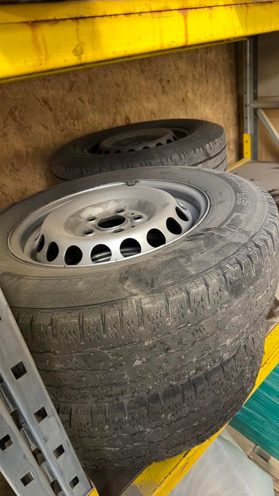 Originele VW Crafter MAN TGE 16 inch stalen velgen 5x120, Ophalen, 16 inch, Velg(en)