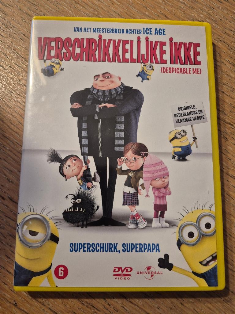 Dvd Verschrikkelijke ikke (despicable me), Cd's en Dvd's, Ophalen of Verzenden, Zo goed als nieuw