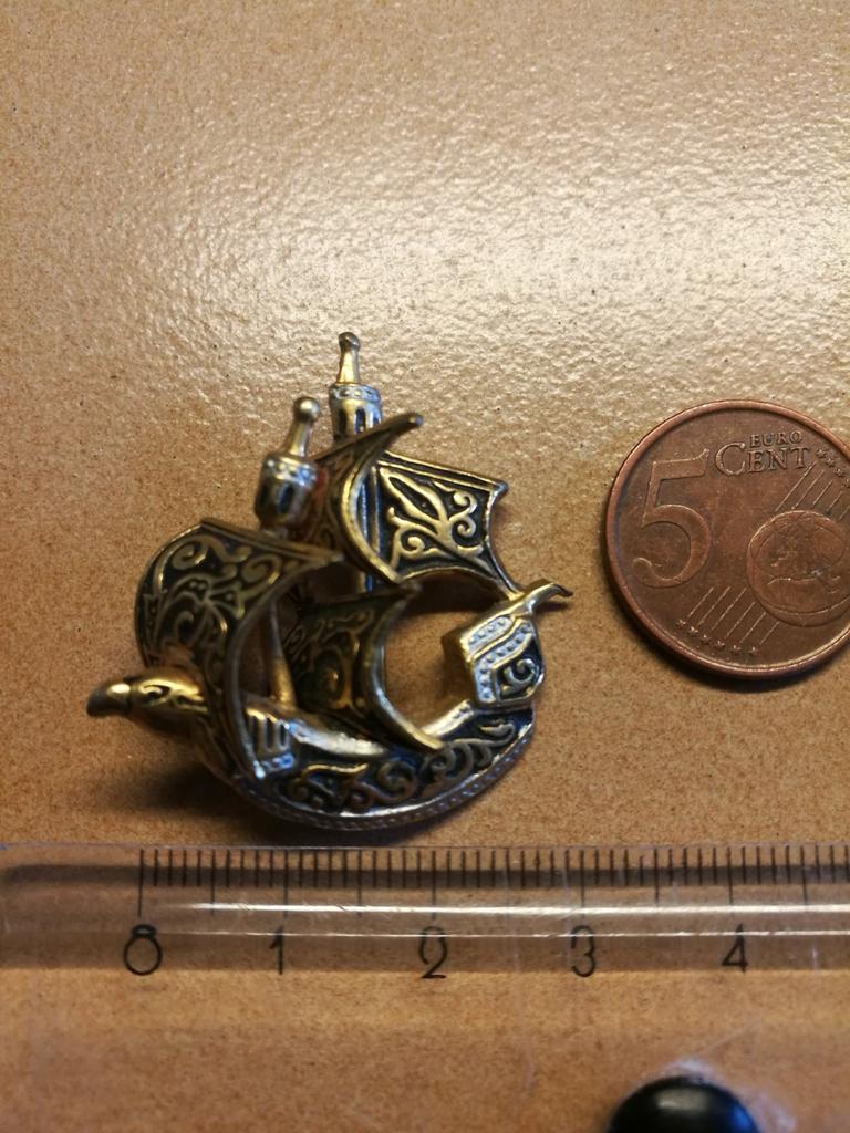 Oude Toledo Caravelle broche, Ophalen of Verzenden, Zo goed als nieuw