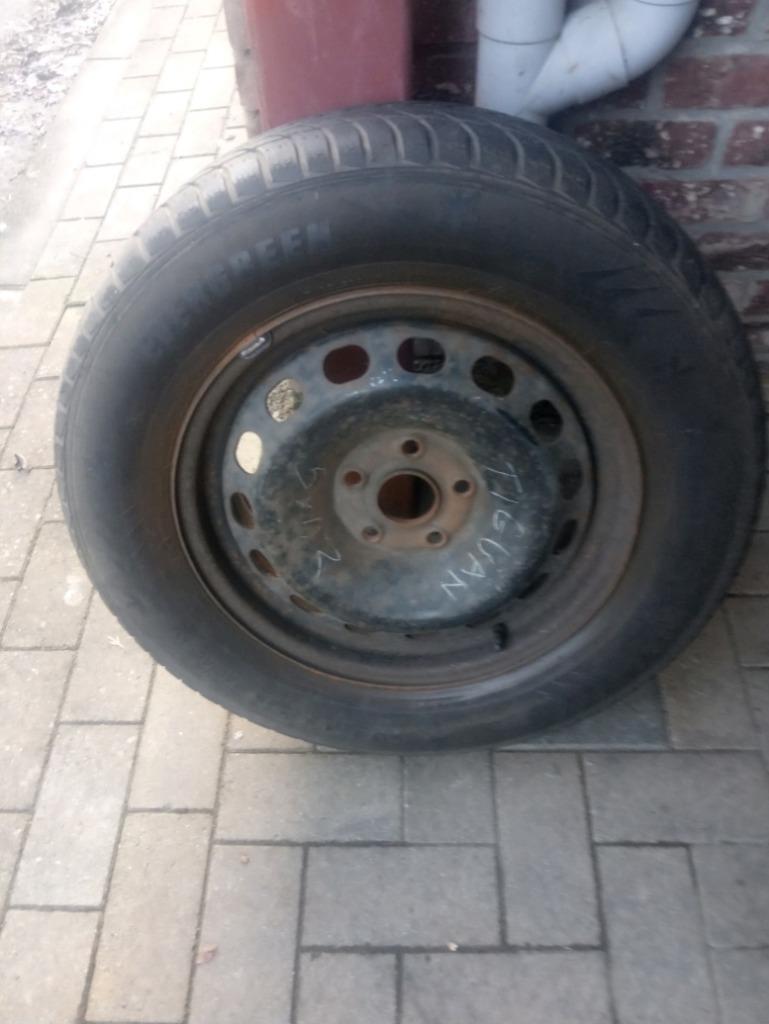 1 16 inch VW Tiguan stalen velgen (5×112), Ophalen, Gebruikt, Seat