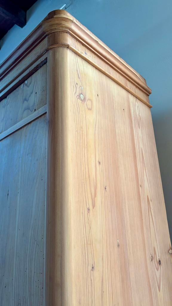 Grenen kast, massief hout, Antiek en Kunst, Ophalen of Verzenden
