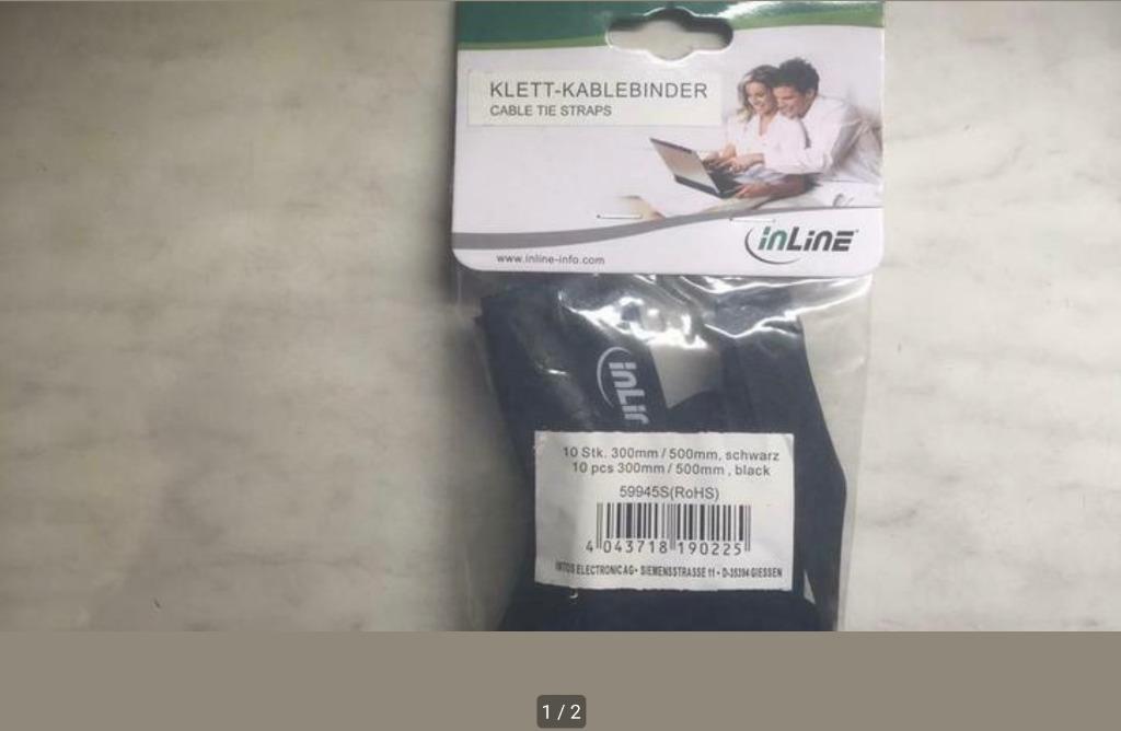 Velcro binder Klett-Kabelbinder, Ophalen of Verzenden, Nieuw