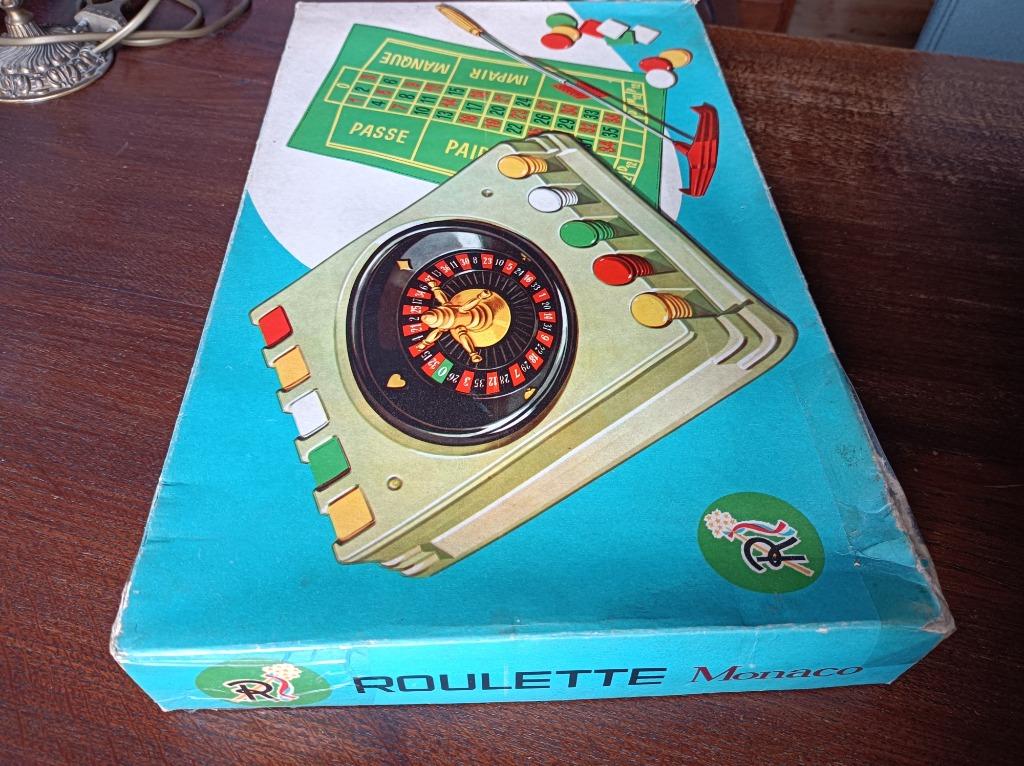 Gezelschapsspel Roulette "Monaco" eind jaren '60, Enlèvement