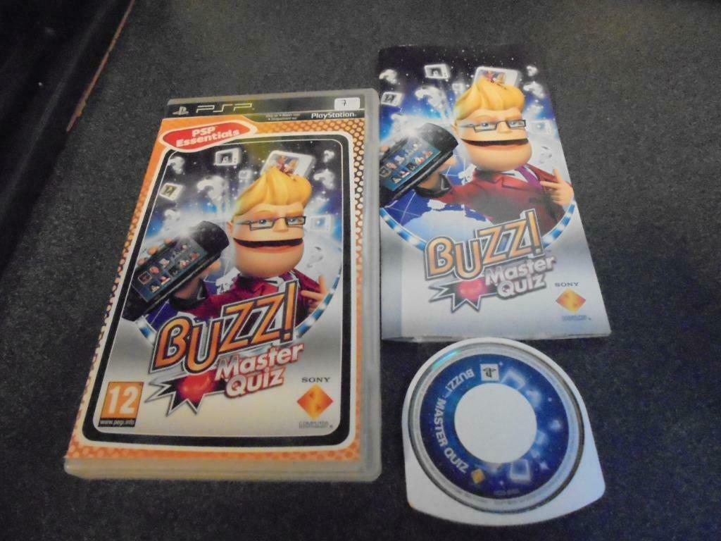 PSP Buzz ! : Master Quiz (orig-compleet), Ophalen of Verzenden, Gebruikt, Vanaf 12 jaar